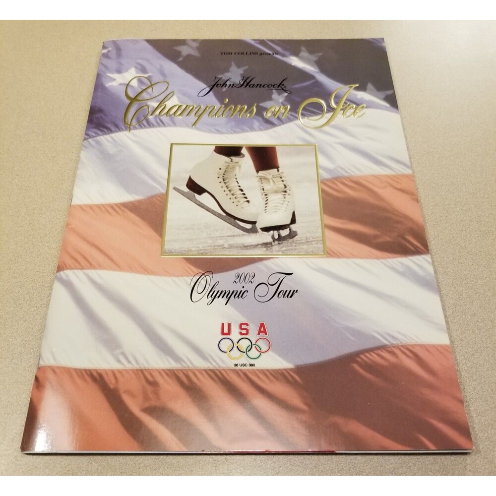 Champions on Ice 2002 Olympic Tour program by John Hancock
